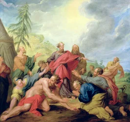 Moses Striking the Rock